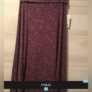 NWT LuLaRoe Maxi Skirt XS